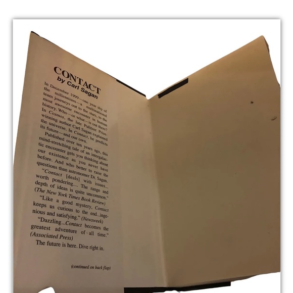 Contact Hard Cover 1985 Rare Movie Cover - Picture 3 of 9